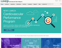 Tablet Screenshot of lumedx.com